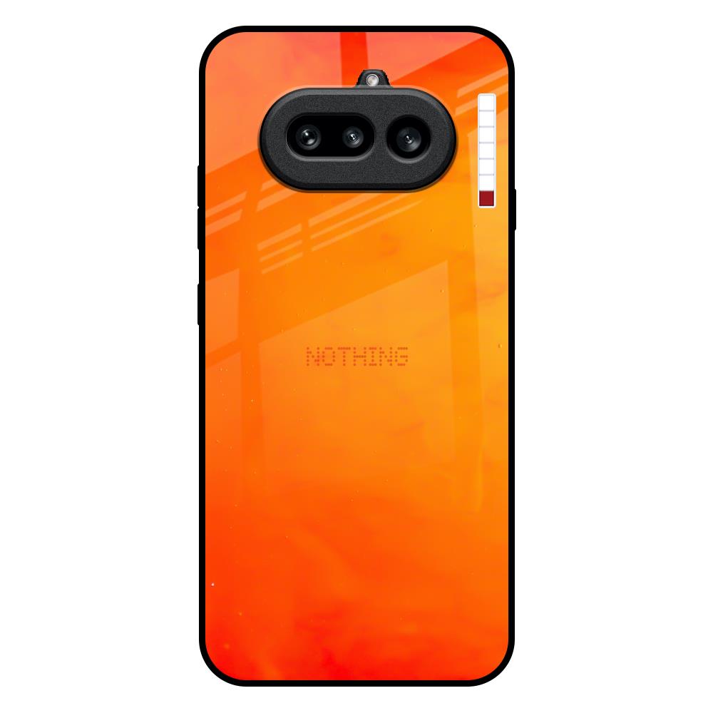 Tangy Orange Nothing Phone 4a 5G Glass Back Cover Online