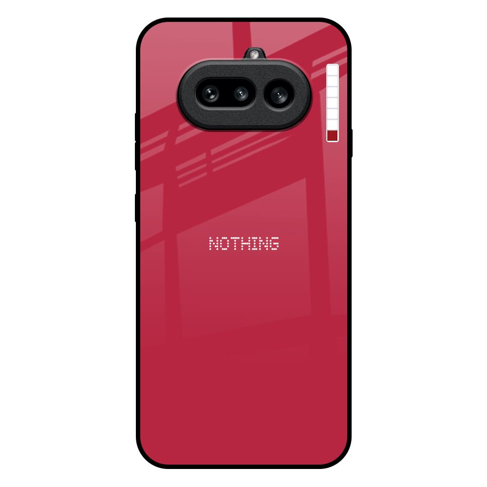 Solo Maroon Nothing Phone 4a 5G Glass Back Cover Online