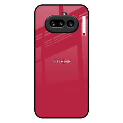 Solo Maroon Nothing Phone 4a 5G Glass Back Cover Online