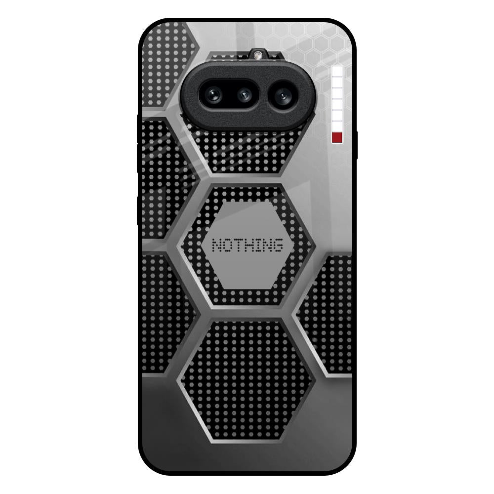 Hexagon Style Nothing Phone 4a 5G Glass Back Cover Online