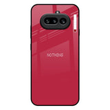 Solo Maroon Nothing Phone 4a 5G Glass Back Cover Online