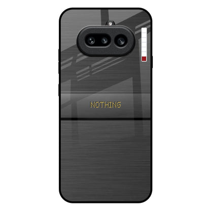 Grey Metallic Glass Nothing Phone 4a 5G Glass Back Cover Online