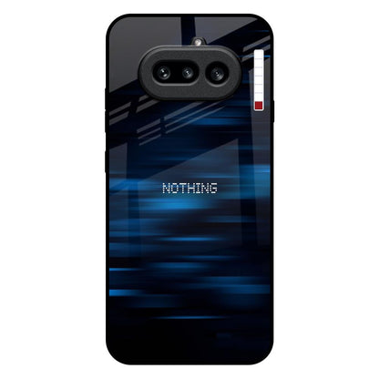 Blue Rough Abstract Nothing Phone 4a 5G Glass Back Cover Online