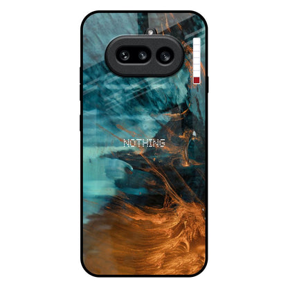 Golden Splash Nothing Phone 4a 5G Glass Back Cover Online