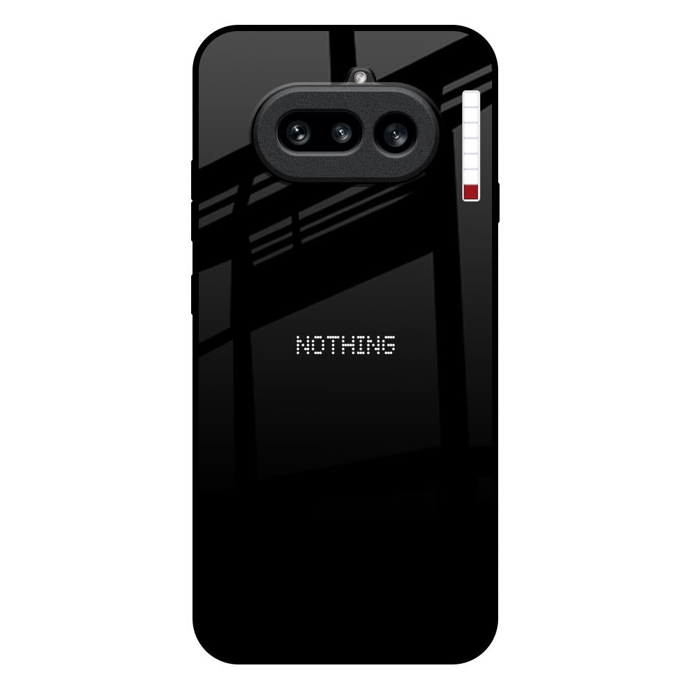 Jet Black Nothing Phone 4a 5G Glass Back Cover Online