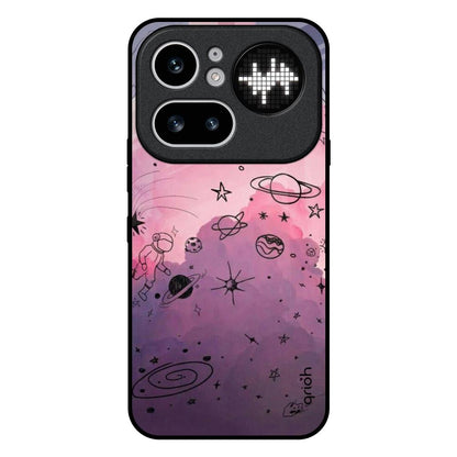 Space Doodles Nothing Phone 4a Pro 5G Glass Back Cover Online