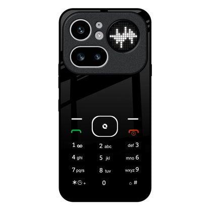 Classic Keypad Pattern Nothing Phone 4a Pro 5G Glass Back Cover Online