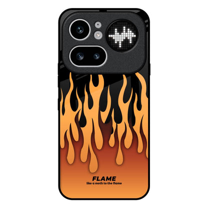 Fire Flame Nothing Phone 4a Pro 5G Glass Back Cover Online