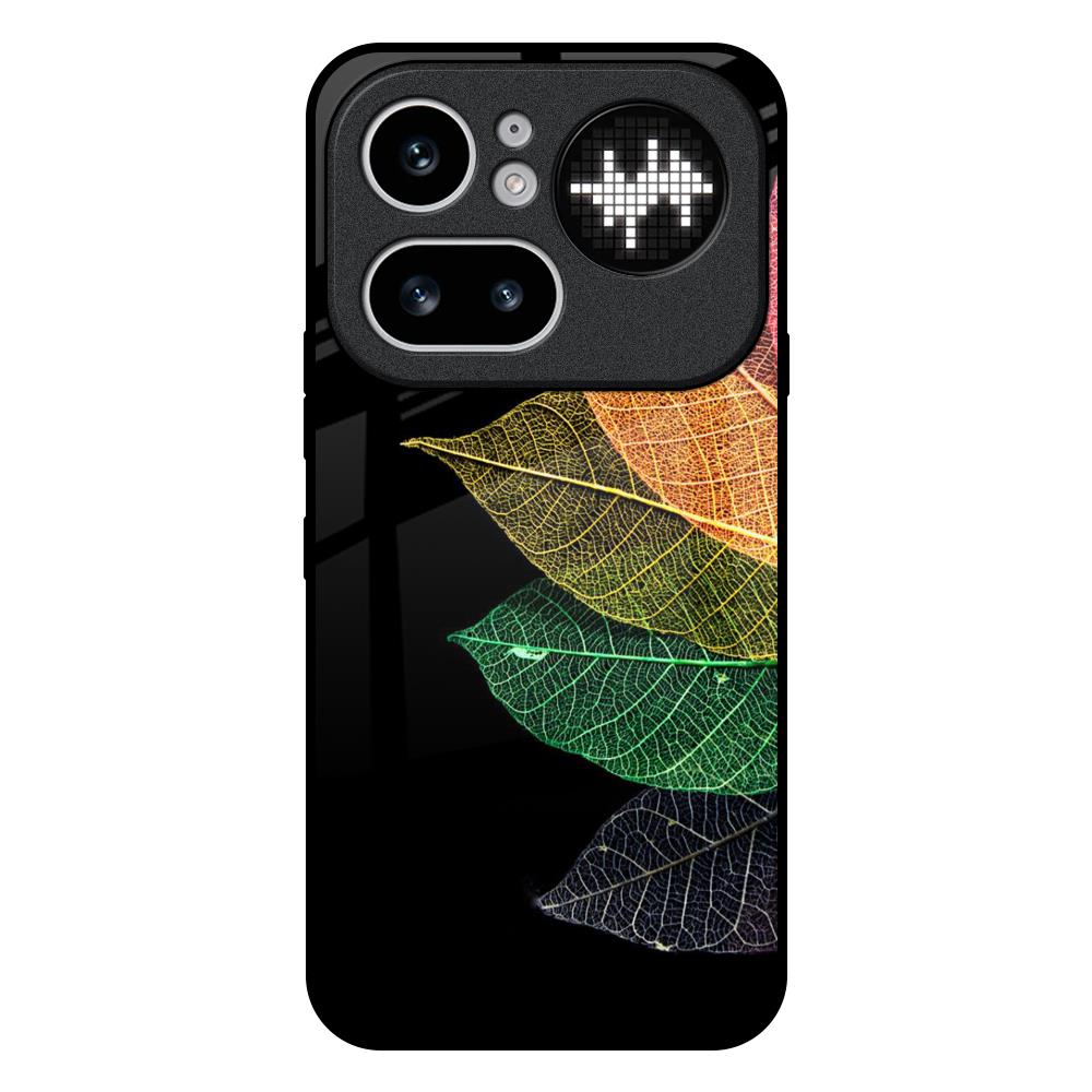 Colorful Leaves Nothing Phone 4a Pro 5G Glass Back Cover Online