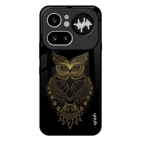 Golden Owl Nothing Phone 4a Pro 5G Glass Back Cover Online
