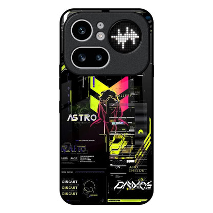 Astro Glitch Nothing Phone 4a Pro 5G Glass Back Cover Online