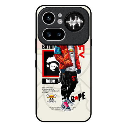 Bape Luffy Nothing Phone 4a Pro 5G Glass Back Cover Online