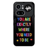 Magical Words Nothing Phone 4a Pro 5G Glass Back Cover Online