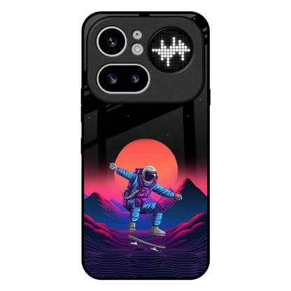 Retro Astronaut Nothing Phone 4a Pro 5G Glass Back Cover Online