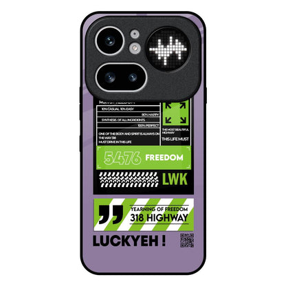 Run & Freedom Nothing Phone 4a Pro 5G Glass Back Cover Online