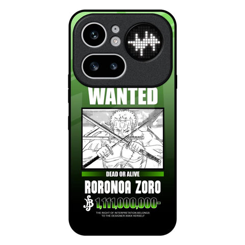 Zoro Wanted Nothing Phone 4a Pro 5G Glass Back Cover Online