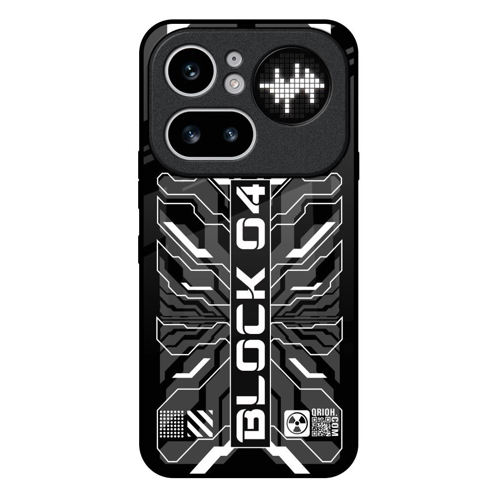 Monochrome Magic Nothing Phone 4a Pro 5G Glass Back Cover Online