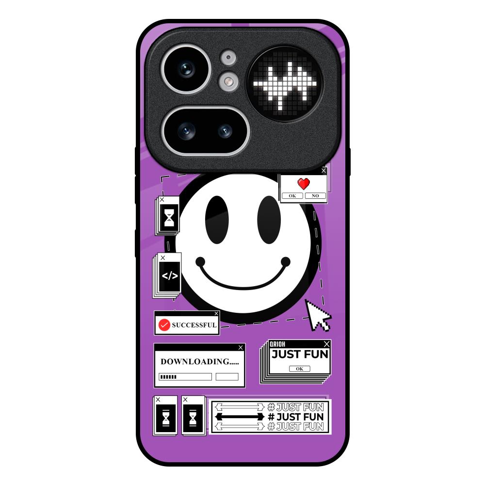 Code with Smile Nothing Phone 4a Pro 5G Glass Back Cover Online
