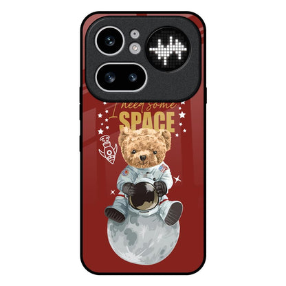 Astronaut Bear Nothing Phone 4a Pro 5G Glass Back Cover Online
