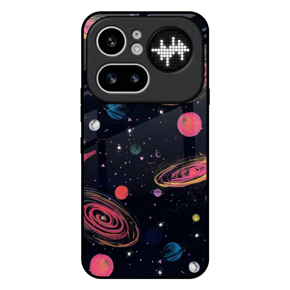 Galaxy In Dream Nothing Phone 4a Pro 5G Glass Back Cover Online