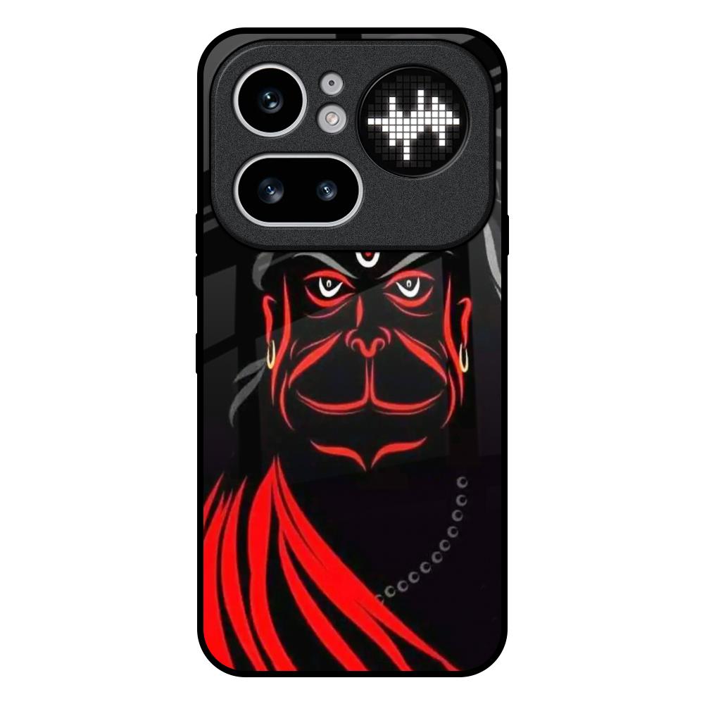 Lord Hanuman Nothing Phone 4a Pro 5G Glass Back Cover Online