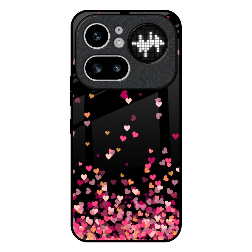 Heart Rain Fall Nothing Phone 4a Pro 5G Glass Back Cover Online