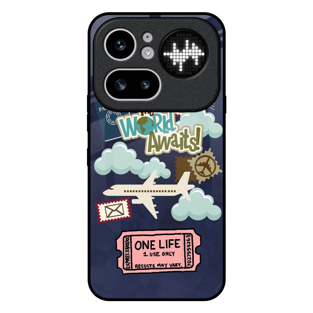 Tour The World Nothing Phone 4a Pro 5G Glass Back Cover Online