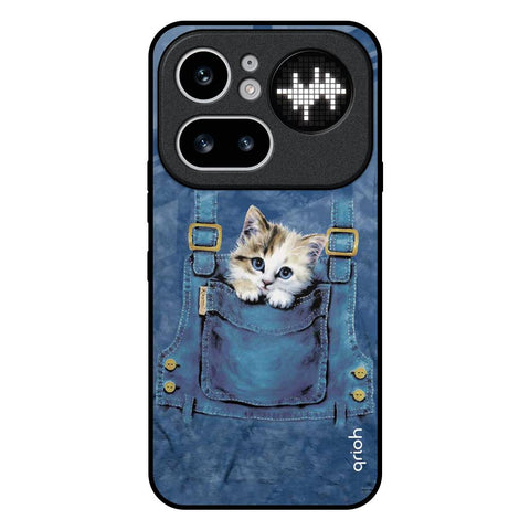 Kitty In Pocket Nothing Phone 4a Pro 5G Glass Back Cover Online