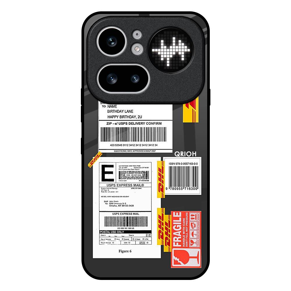 Cool Barcode Label Nothing Phone 4a Pro 5G Glass Back Cover Online