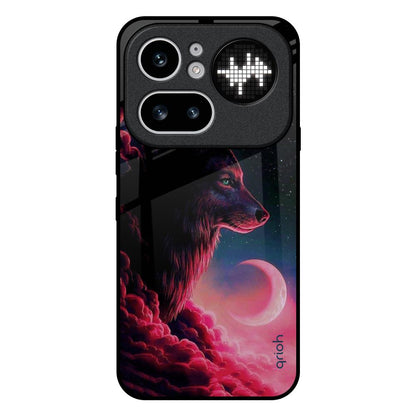Moon Wolf Nothing Phone 4a Pro 5G Glass Back Cover Online