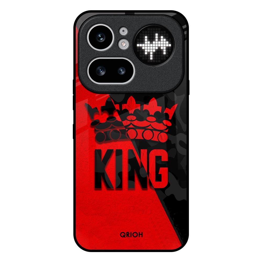 I Am A King Nothing Phone 4a Pro 5G Glass Back Cover Online