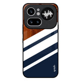 Bold Stripes Nothing Phone 4a Pro 5G Glass Back Cover Online