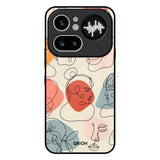 Abstract Faces Nothing Phone 4a Pro 5G Glass Back Cover Online