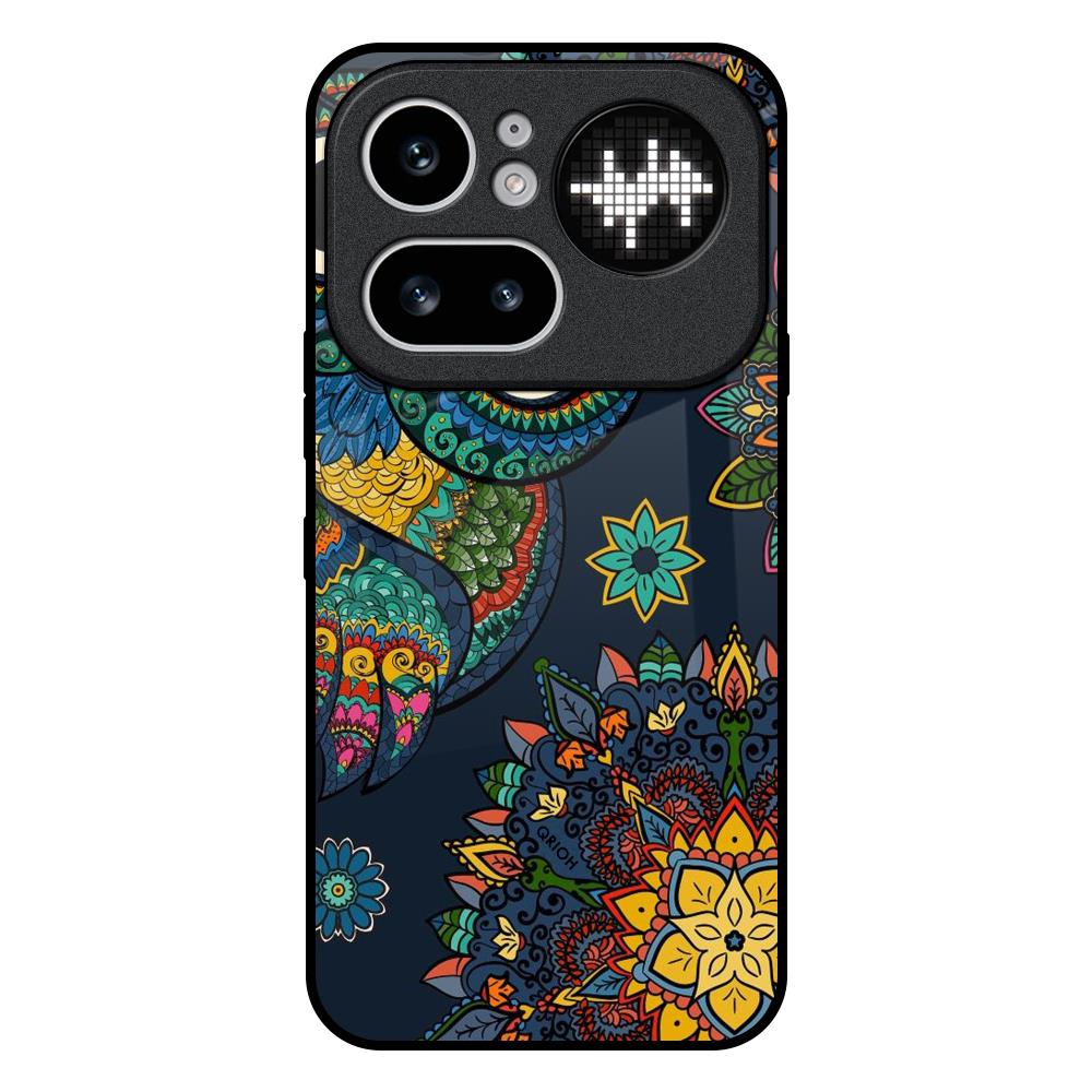 Owl Art Nothing Phone 4a Pro 5G Glass Back Cover Online