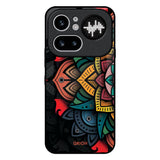 Retro Gorgeous Flower Nothing Phone 4a Pro 5G Glass Back Cover Online