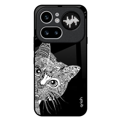 Kitten Mandala Nothing Phone 4a Pro 5G Glass Back Cover Online