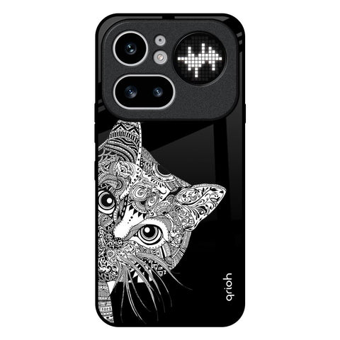 Kitten Mandala Nothing Phone 4a Pro 5G Glass Back Cover Online