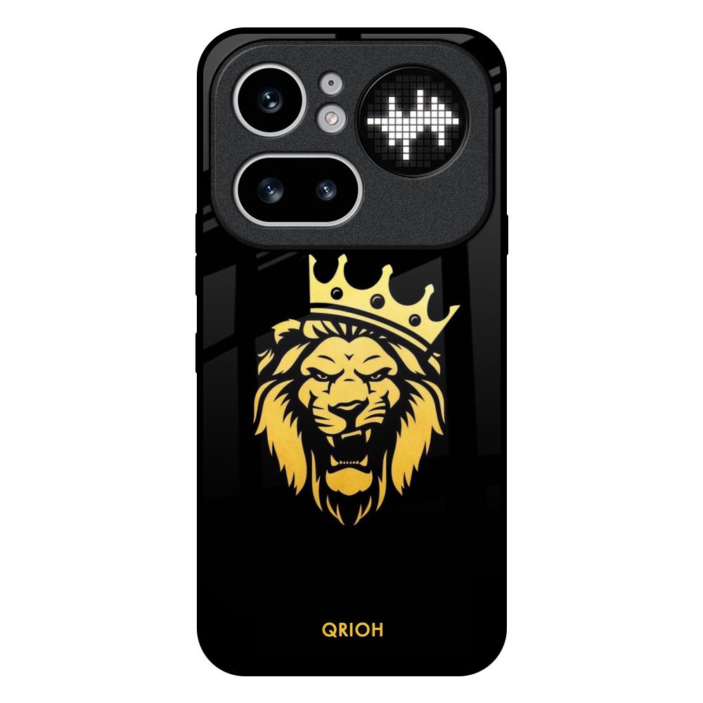 Lion The King Nothing Phone 4a Pro 5G Glass Back Cover Online