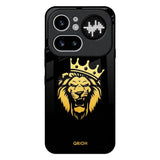 Lion The King Nothing Phone 4a Pro 5G Glass Back Cover Online