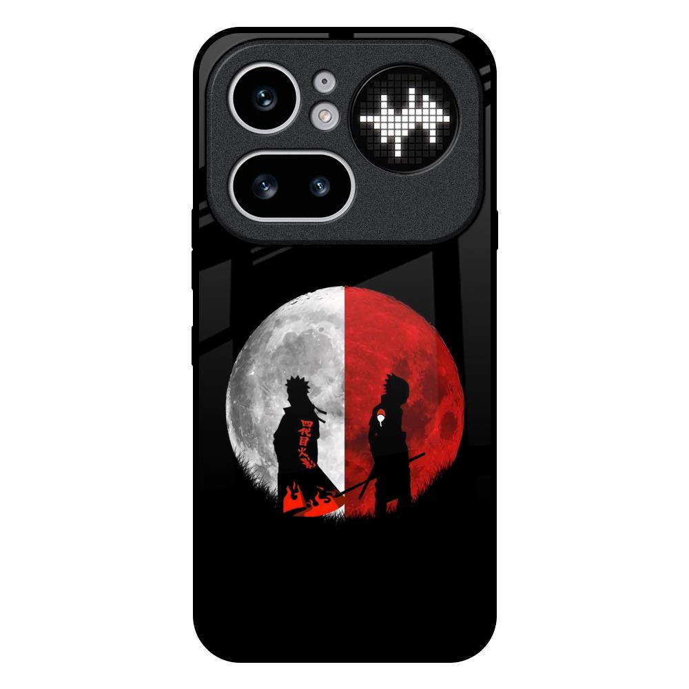Anime Red Moon Nothing Phone 4a Pro 5G Glass Back Cover Online