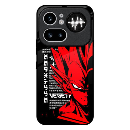 Red Vegeta Nothing Phone 4a Pro 5G Glass Back Cover Online