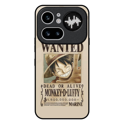 Luffy Wanted Nothing Phone 4a Pro 5G Glass Back Cover Online