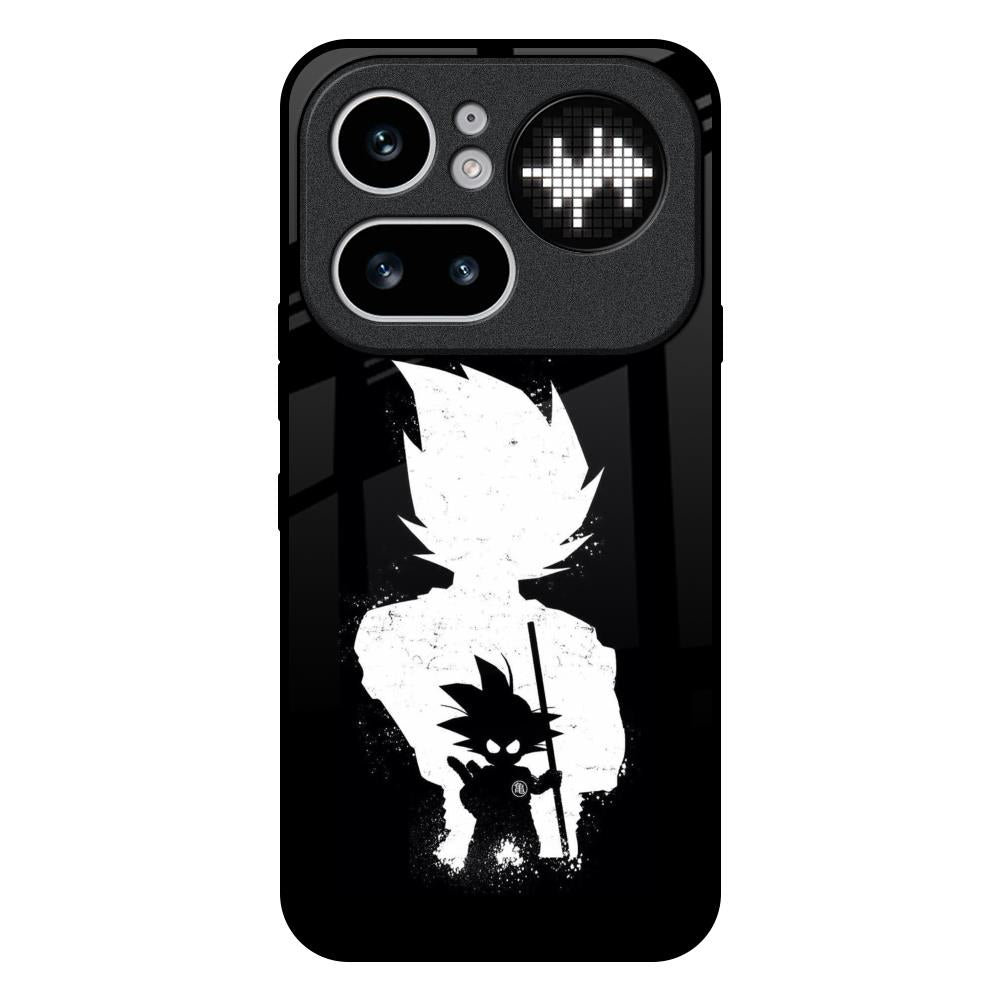 Monochrome Goku Nothing Phone 4a Pro 5G Glass Back Cover Online