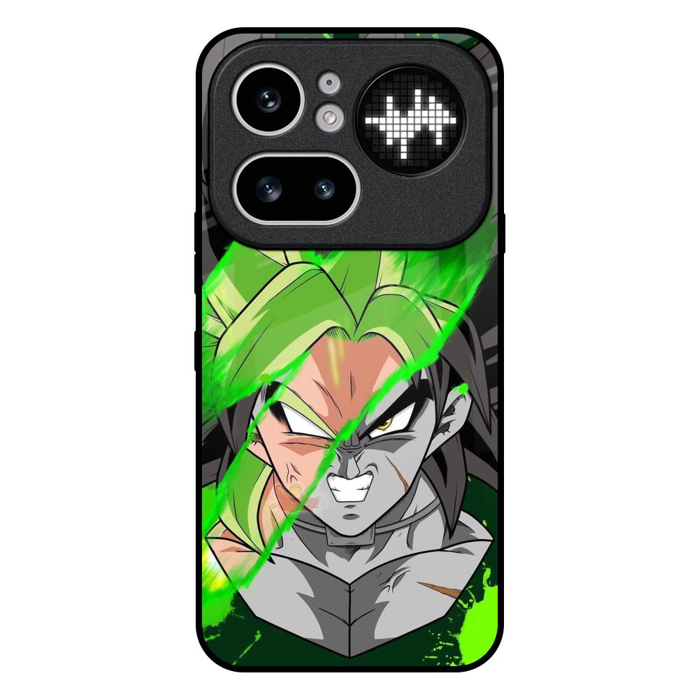 Anime Green Splash Nothing Phone 4a Pro 5G Glass Back Cover Online