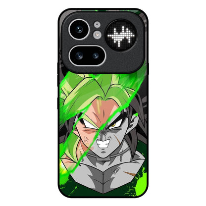 Anime Green Splash Nothing Phone 4a Pro 5G Glass Back Cover Online