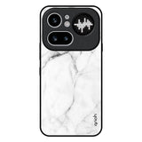 Modern White Marble Nothing Phone 4a Pro 5G Glass Back Cover Online