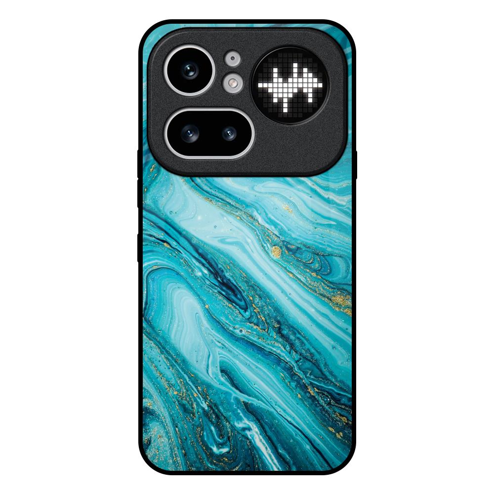 Ocean Marble Nothing Phone 4a Pro 5G Glass Back Cover Online