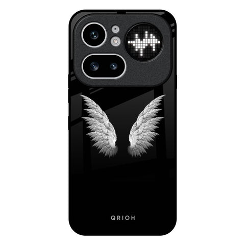 White Angel Wings Nothing Phone 4a Pro 5G Glass Back Cover Online