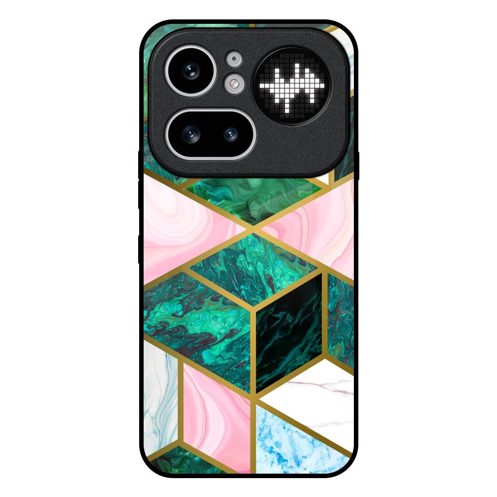 Seamless Green Marble Nothing Phone 4a Pro 5G Glass Back Cover Online