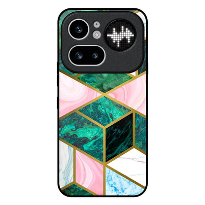 Seamless Green Marble Nothing Phone 4a Pro 5G Glass Back Cover Online